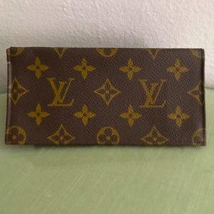 Vintage 1970s Louis Vuitton Checkbook Cover
